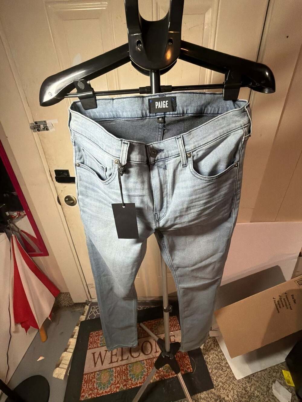 PAIGE Croft Skinny Fit Jeans